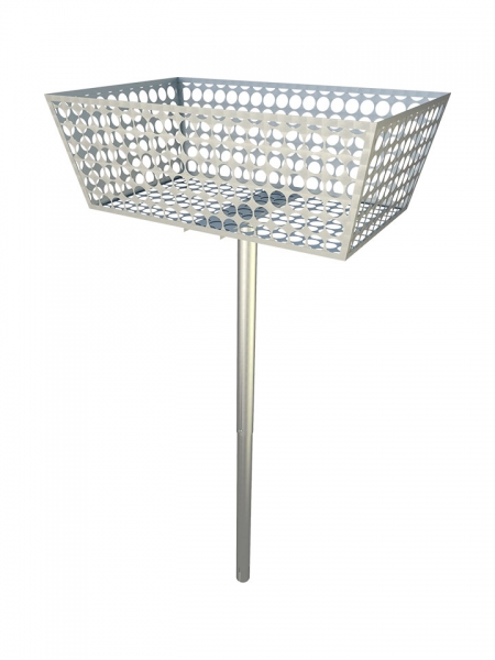 Lixeira para Calçada Galvanizada 70cm